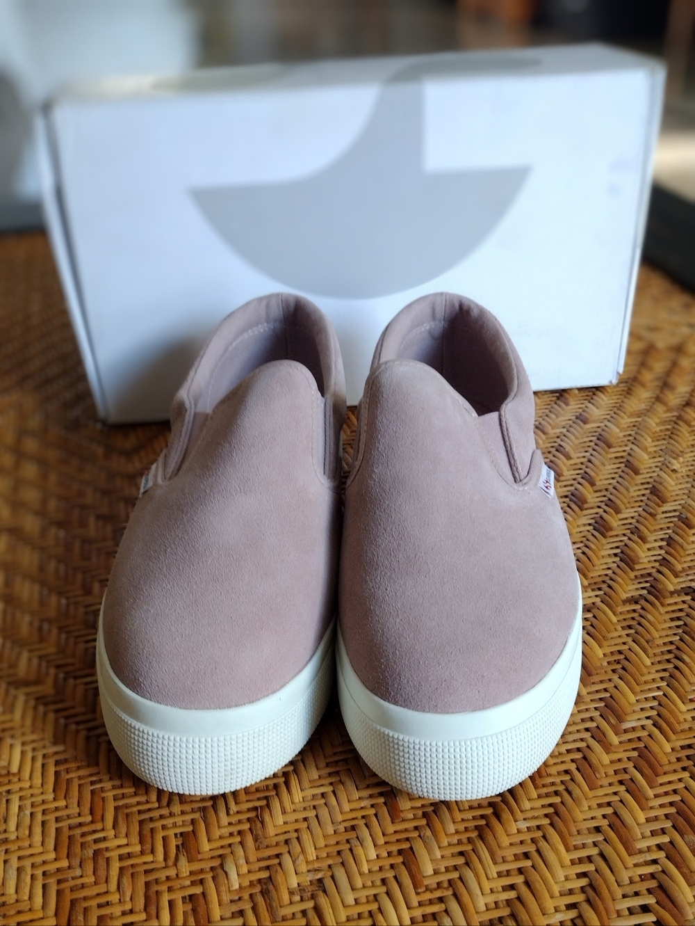 Superga 2306 Rose Suede Low Top Slip On Casual Shoes Sneakers - Picture 2 of 6